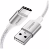 Дата кабель USB 2.0 AM to USB-C 2.0m 3.0A 18W US288 White Ugreen (60133) - Image 1