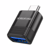 Перехідник BV18 USB to USB-C M USB3.0 Black BOROFONE (6941991104015) - Image 1