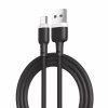 Дата кабель USB 2.0 AM to USB-C 1.0m 2.1A silicone black XO (NB208-TC-1-BK) - Image 1
