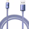 Дата кабель USB 2.0 AM to Lightning 2.0m 2.4A purple Baseus (CAJY000105) - Image 1