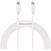 Дата кабель USB-C to USB-C 1.0m 100W white Baseus (CATYS-B02) - Image 1
