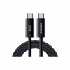 Дата кабель USB-C to USB-C 1.0m Thunderbolt 4 240W 8K60Hz black Essager (EXCTT4-PL01-P) - Image 1