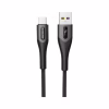 Дата кабель USB 2.0 AM to USB-C 1.0m 3A braided black SkyDolphin (USB-000583) - Image 1
