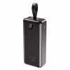 Батарея універсальна XO 30000mAh, PD/20W, QC/22.5W, with light, black (PR240_Black) - Image 1
