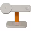 Зарядное устройство Canyon wireless charger HEXAGON WCS-310 3in1 LightGrey/Orange (CNS-WCS310LGOR) - Image 1