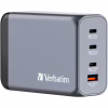 Зарядний пристрій Verbatim GaN 240 W 4 ports (USB-C-140 W,USB-C-100 W,USB-C-65 W /USB-A -3.0) (32205) - Image 1