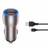 Зарядний пристрій XO 2xUSB QC3.0 36W + cable USB to Micro 5P black (СC52-M-BK) - Image 1