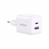 Зарядний пристрій Ugreen USB + USB-C GaN 30W X516 white (65015) - Image 1
