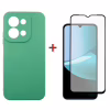 Чохол до мобільного телефона Dengos Soft Kit for Xiaomi Redmi 15C case + glass Mint (DG-KM-167) - Image 1