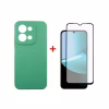 Чохол до мобільного телефона Dengos Soft Kit for Xiaomi Redmi 15C case + glass Mint (DG-KM-167) - Image 1