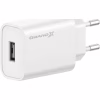Зарядное устройство Grand-X Quick Charge QС3.0, + cable USB -> Type C 1m white (CH-550WT) - Image 1