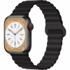 Ремінець до смарт-годинника Drobak Silicone Magnetic Link для Apple Watch All Series Ultra 2 49/45/44/42mm Dark black (898929) - Image 1
