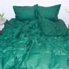 Постільна білизна MirSon SatinStripe 30-0017Green 200х220 Євро (2200005254097) - Image 1