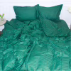 Постільна білизна MirSon SatinStripe 30-0017Green 200х220 Євро (2200005254097) - Image 1