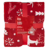 Плед Ardesto Christmas Flannel 160х200см, 100% поліестер, олені, червоний (ART0126PB) - Image 1