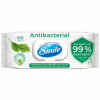 Вологі серветки Smile Antibacterial з соком подорожника 100 шт. (4823071636741/4823071656466) - Image 1