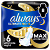 Гигиенические прокладки Always Ultimate Night Розмір 6 8 шт. (8700216213905) - Image 1