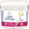 Ватные палочки Lady Cotton в банке 200 шт. (4823071607604) - Image 1