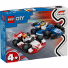 Конструктор LEGO City Автомобілі для перегонів F1 команд Williams Racing та Haas F1 (60464) - Image 1
