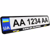 Рамка номерного знака Poputchik "UKRAINE" (24-261-IS) - Image 1