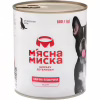 Консервы для собак М'ясна Миска паштет с говядиной 800 г (4820255190358) - Image 1