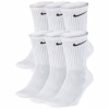 Шкарпетки Nike U NK EVERYDAY CUSH CREW 6PR-BD SX7666-100 46-50 6 пар Білі (194954124810) - Image 1