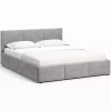 Ліжко м'яке MyBed Nela 160х200 Сіра з підйомним механізмом - Image 1