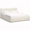 Ліжко м'яке, MyBed Nela, 160х200, Бежева, з підйомним механізмом - Image 1