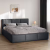 Кровать мягкая, MyBed Nela, 160х200 ,Графитовая, с подъемным механизмом - Image 1