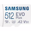 Карта пам'яті Samsung 512 GB microSDXC Class 10 UHS-I U3 V30 A2 EVO Plus+SD Adapte (MB-MC512SA/EU) - Image 1