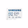 Карта памяти Samsung 512 GB microSDXC Class 10 UHS-I U3 V30 A2 EVO Plus+SD Adapte (MB-MC512SA/EU) - Image 1