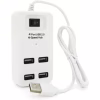 Концентратор Voltronic USB 2.0 to 4xUSB with power switch white (YT-HWS4-W) - Image 1