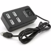 Концентратор Voltronic USB 2.0 to 4xUSB black (YT-HWS4-B) - Image 1