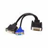 Переходник DVI-I (M) to DVI-D (F) + VGA (F), 0.3m PowerPlant (CA912551) - Image 1