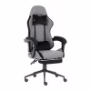 Кресло игровое GT Racer X-2324 Gray/Black (X-2324 Fabric Gray/Black Suede) - Image 1