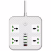 Мережевий фільтр живлення Voltronic TВ-Т90, 4роз, 3*USB White (ТВ-Т90-White) - Image 1
