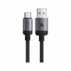 Дата кабель USB 2.0 AM to USB-C 1.2m 3.0A 18W aluminum alloy Black Acefast (6974316283782) - Image 1