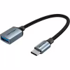 Перехідник USB 3.0 Type-C to USB AF (OTG) 0.15m Aluminum Alloy Vention (CCXHB) - Image 1