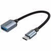 Перехідник USB 3.0 Type-C to USB AF (OTG) 0.15m Aluminum Alloy Vention (CCXHB) - Image 1