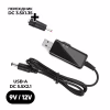 Кабель живлення USB to DC 5.5x2.1mm + 3.5x1.35mm 9V-12V Armorstandart (ARM65519) - Image 1