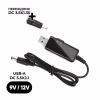 Кабель живлення USB to DC 5.5x2.1mm + 3.5x1.35mm 9V-12V Armorstandart (ARM65519) - Image 1