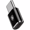 Перехідник Micro USB F To USB-C M Adapter Black Baseus (CAMOTG-01) - Image 1