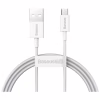 Дата кабель USB 2.0 AM to Micro 5P 1.0m 2A white Baseus (CAMYS-02) - Image 1