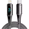 Дата кабель USB-C to Lightning 1.0m 20W Digital Display black Essager (EXCTL-YD01) - Image 1