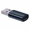 Переходник USB 3.1 M to USB-C F blue Baseus (ZJJQ000103) - Image 1