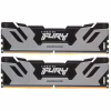 Модуль пам'яті для комп'ютера DDR5 32GB (2x16GB) 6400 MHz FURY Renegade Silver Kingston Fury (ex.HyperX) (KF564C32RSK2-32) - Image 1