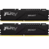 Модуль пам'яті для комп'ютера DDR5 32GB (2x16GB) 6400 MHz Beast Black EXPO Kingston Fury (ex.HyperX) (KF564C32BBEK2-32) - Image 1