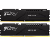 Модуль пам'яті для комп'ютера DDR5 64GB (2x32GB) 6000 MHz Beast Black EXPO Kingston Fury (ex.HyperX) (KF560C30BBEK2-64) - Image 1