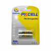 Аккумулятор PkCell AAA R03 600mAh 1.2V NiMH Rechargeable Battery, 2шт/бл (PC/AAA600-2BR) - Image 1