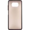 Чохол до мобільного телефона Dengos Matt POCO X3, black (DG-TPU-MATT-68) - Image 1